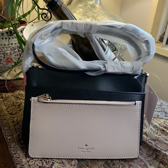 Authentic Kate Spade Saffiano leather top zip Crosby w large card holder - Picture 2 of 16